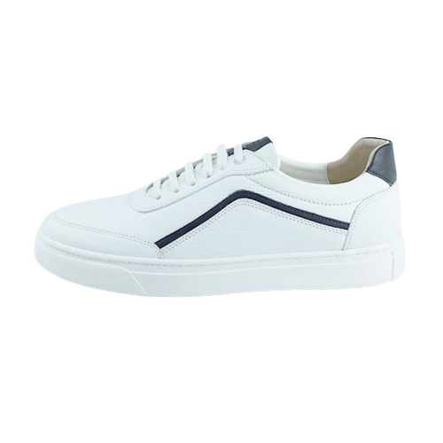 Basket pour homme 324 blanc cuir ...............    Basket cuir pour homme Maroc